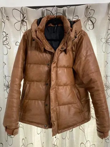 glamb 램 가죽 다운 자켓