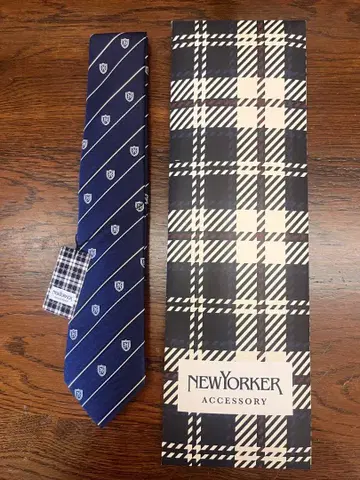 NEWYORKER 넥타이 네이비 스트라이프