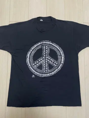 80s 스크린 스타즈 피스마크 해골 스컬 빈티지T