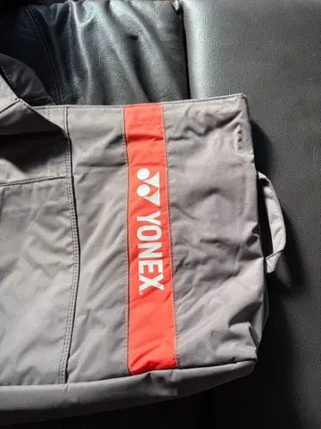 미사용 YONEX 라켓백, 그레이/오렌지