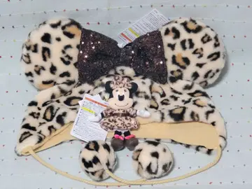 레오파드 무늬 미니 팬캡 도쿄 디즈니 리조트