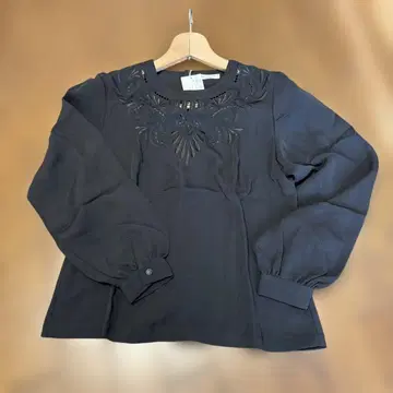 [ 새상품 ] Hana-no Blouse 블랙 긴팔 블라우스