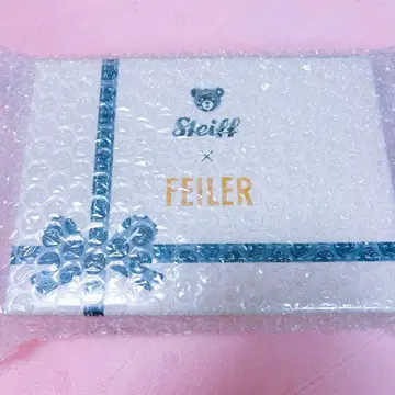 미개봉 새상품 슈타이프 페이러 테디베어 키링 손수건 세트