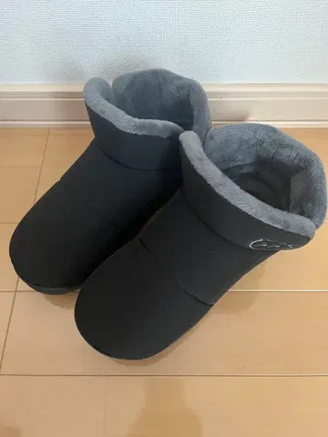 치이카와 시마무라 자수 퍼 포함 보아 슈즈