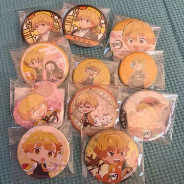 귀멸의 칼날 캔뱃지 아가츠마 젠이츠