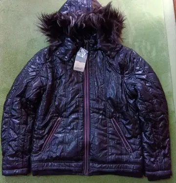 택 포함 미사용 새상품 블랙 다운 자켓