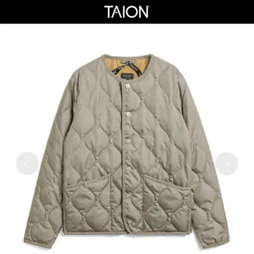 밀리터리 크루넥 다운 자켓 woman