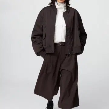 UNIQLOC 큐롯 38 다크 브라운 L