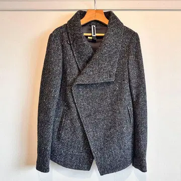 아르 립 반 윙클 자켓 별주품 랩 코트 울