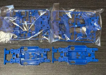 할인 불가. 타미야 미니 사륜구동 MS 섀시 블루 2세트