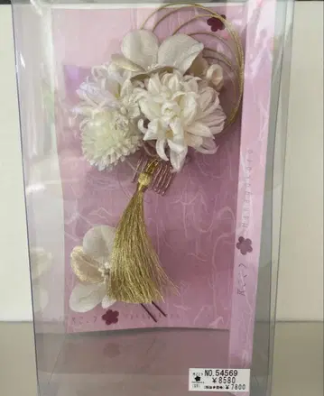 꽃 장식 태슬 포함 머리 장식