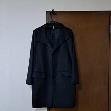 다크 그레이 체스터 코트 유니클로 클리닝 완료 캐시미어 혼방