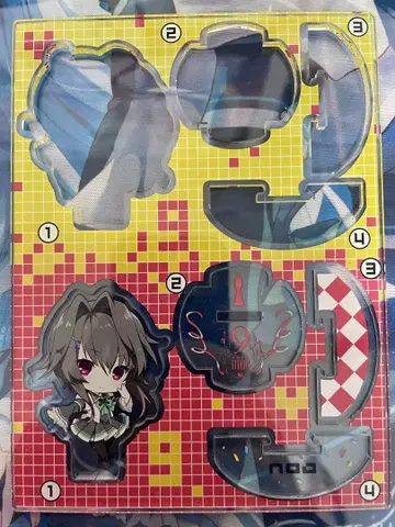 9-nine- 팔레트 유키 키아 아크릴 스탠드 흔들흔들 아크릴 스탠드