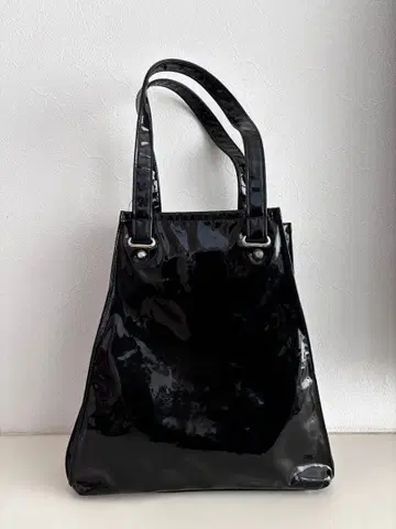 UN3D. 아쓰리도 오리가미 플리츠 클리어 토트백 블랙 origami