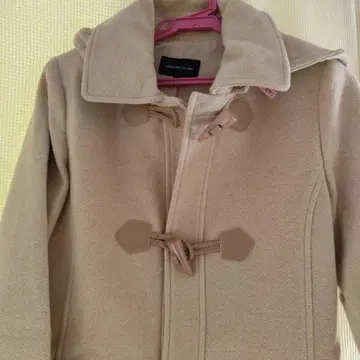 QUEENS COURT 베이지 더플 코트 새상품급