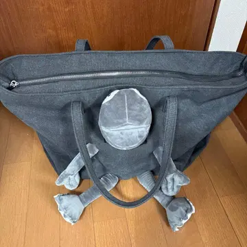 개구리 그레이 토트백