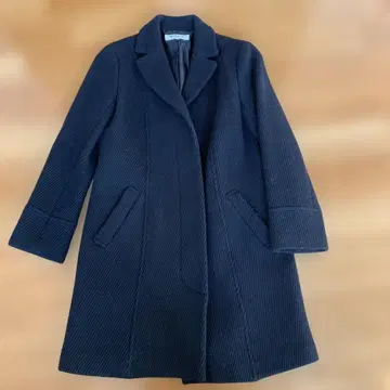 NATURAL BEAUTY BASIC 블랙 롱 코트 S