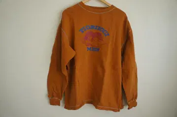 80s 피오루치 천사 프린트 트레이닝복 XL/머스타드