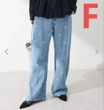 Green Parks SUGAR SPOON 하트 발염 pt 데님