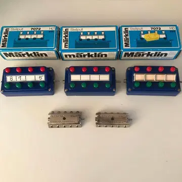 메르클린 HO 7072 컨트롤 스위치 3개 7209 분전반 2개