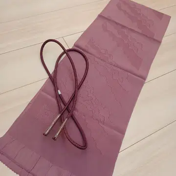 새상품 순수 실크 수제 염색 고급 오비 장식 천 허리띠 세트