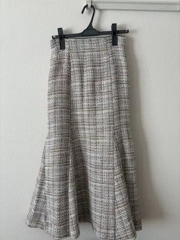 Apuweiser-riche 트위드 머메이드 스커트