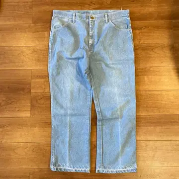 Wrangler 와이드 스트레이트 데님 라이트 온스