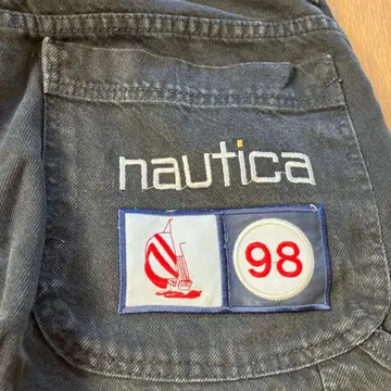 nautica 블랙 카고 팬츠 98