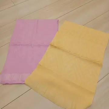 새상품 순수 실크 일본제! 오비 장식 천 2개 세트