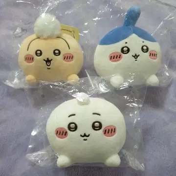 치이카와 (먼작귀) 엉덩이 봉제 인형 하치와레 토끼 3개 세트