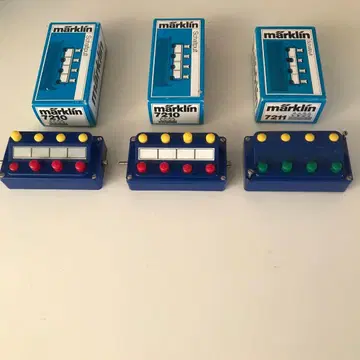 메르클린 7210 스위치 패널 2개 7211 스위치 패널 1개
