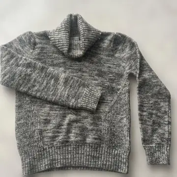 AUSTIN REED 그레이 터틀넥 니트 L 40 울 100%