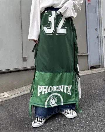 [ 새상품 ] 차오패닉 티피 에신타 리메이크 프린지 롱 스커트