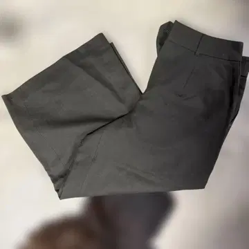 TOMORROW WLAND 와이드 팬츠 짙은 녹색 38