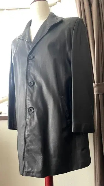 가죽 자켓 코트 남성용