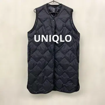 UNIQLO 유니클로 울트라 라이트 다운 롱 베스트 여성용 S 블랙
