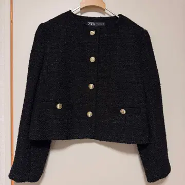 ZARA 노카라 자켓 XL 블랙