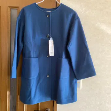 CROCODILE 노카라 자켓 L 사이즈 다크 블루