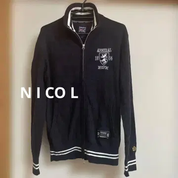 니콜 네이비 지퍼 블루종