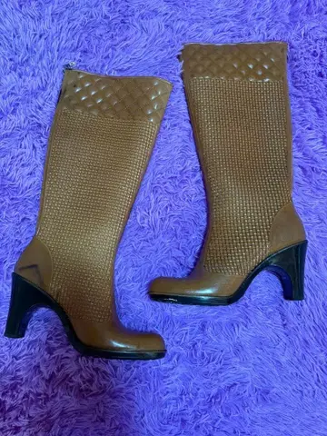 레지나 레지스 레인 레인부츠 캐러멜 L 사이즈 24cm 장화