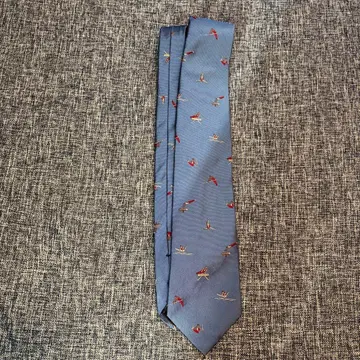 Brooks Brothers 실크 넥타이 블루