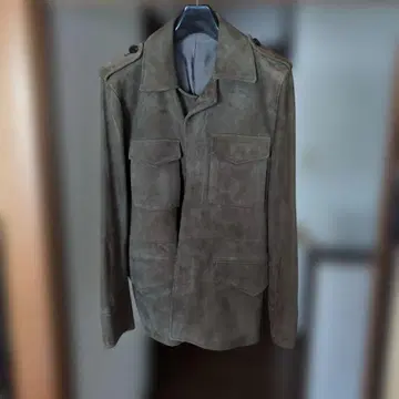 [ 새상품급 ] 에토네 스웨이드 블루종 카키