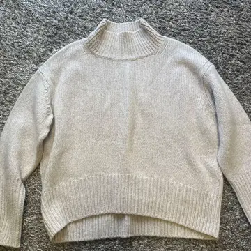 GALERIE VIE 터틀넥 스웨터 라이트 그레이