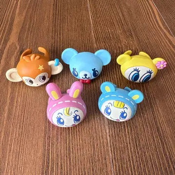 나루미야 캐릭터즈  반지 5세트 베리에 하나 루키 외