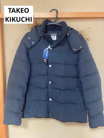 TAKEO KIKUCHI 네이비 다운 자켓 M 사이즈