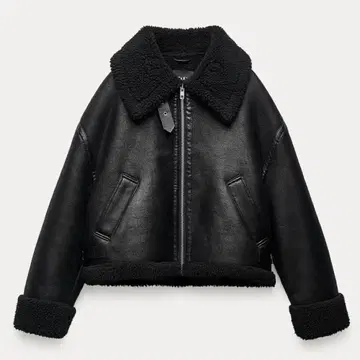 [ 금일 한정 가격 인하 ] ZARA 무스탕 자켓