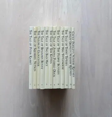 [새상품급 영어 교육] 피터 래빗 미니 그림책 12권 세트 영문판