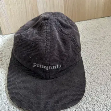 patagonia 다크 그레이 코듀로이 캡