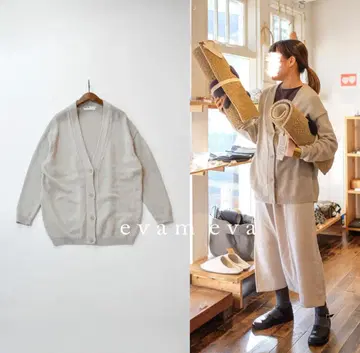 evam eva Lily Yarn 가디건 에붐에바