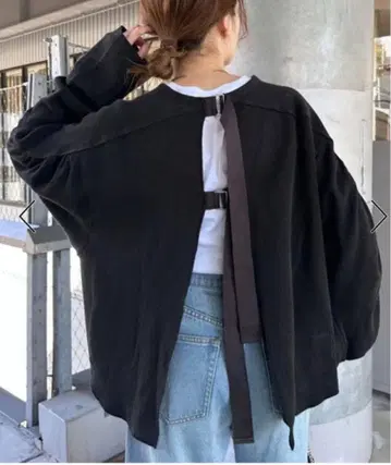 [새상품] 차오패닉 티피 에신타 와플 볼륨 슬리브 백 벨트